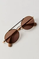 Lele Sadoughi Anaheim Aviator Sunglasses