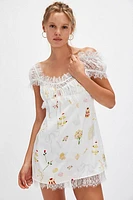 For Love & Lemons Jeannine Mini Dress