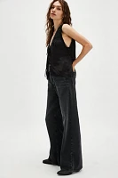 AGOLDE Dame High Rise Wide-Leg Jeans