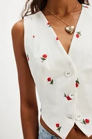 For Love & Lemons Talia Embroidered Vest