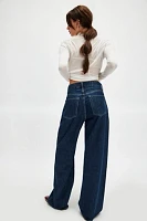 Citizens of Humanity Petra Pleated Denim Trousers