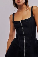 Understated Leather Lana Denim Dress