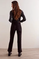 High Time Velvet Kick Flare Pants