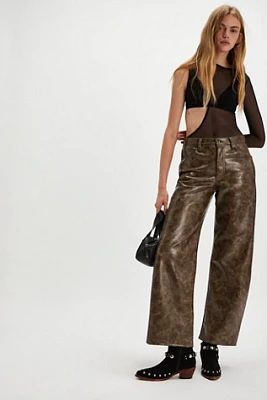 AGOLDE Recycled Leather Low Curve Pants