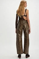 AGOLDE Recycled Leather Low Curve Pants