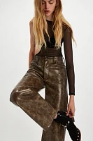 AGOLDE Recycled Leather Low Curve Pants