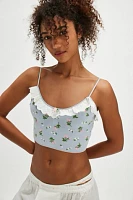 For Love & Lemons Amalia Knit Crop Top