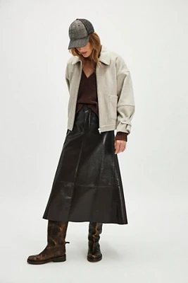 Citizens of Humanity Cassia Leather Skirt