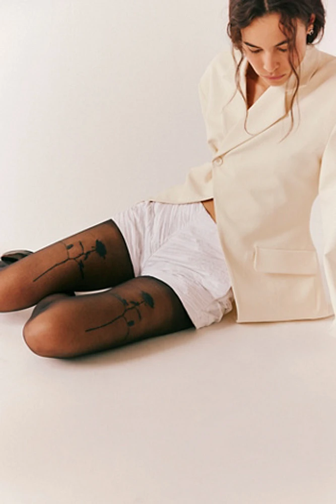 Rose Tattoo Sheer Tights