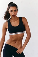 Never Better Ringer Logo Bra