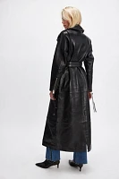 Knightley Leather Trench Coat