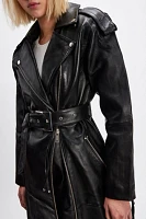 Knightley Leather Trench Coat