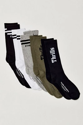 Thrills Minimal 5 Pack Socks