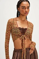 Honey Lori Classic Wrap Crop Top