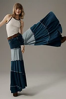 We The Free Dreamscape Tiered Wide-Leg Jeans