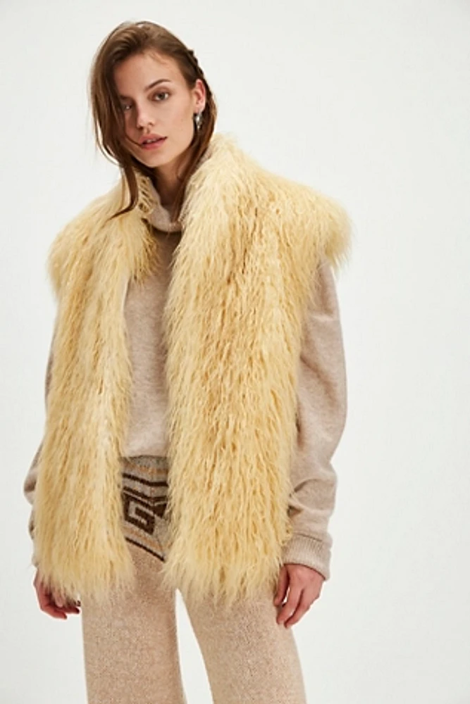 Laila Faux Fur Vest