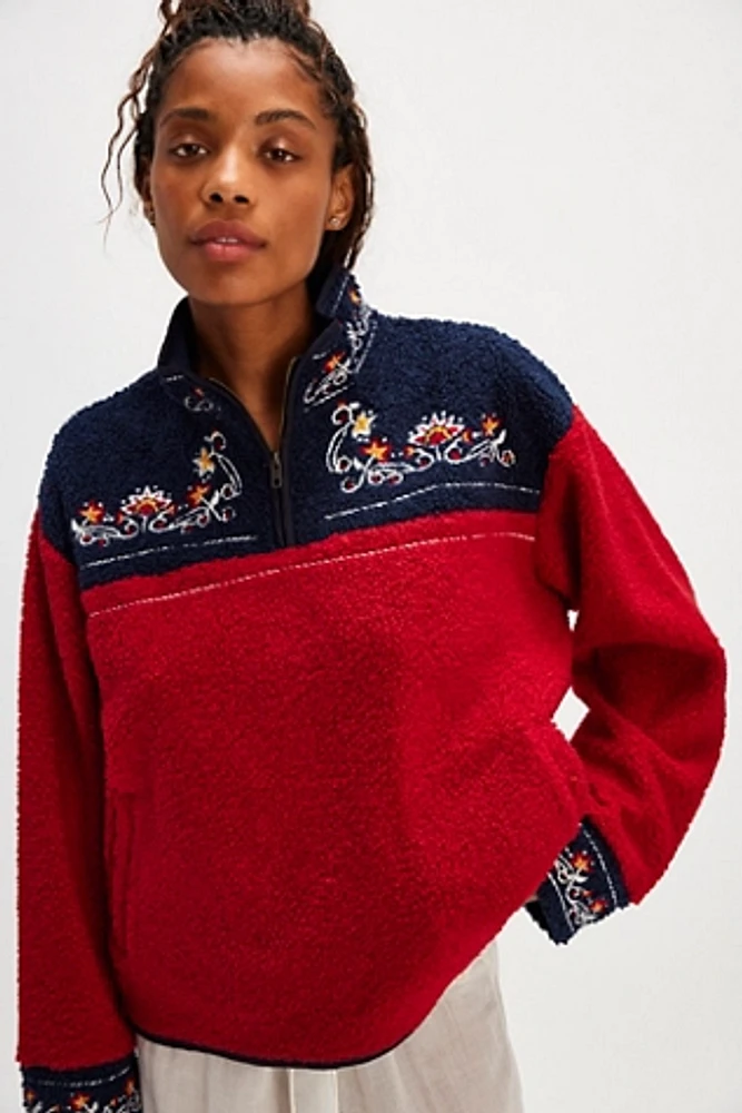 Found Pahari Floral Embroidered Pullover