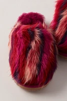 Mou Carnival Faux Fur Slippers