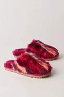 Mou Carnival Faux Fur Slippers