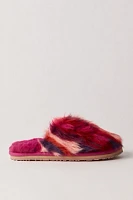 Mou Carnival Faux Fur Slippers