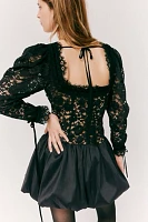 For Love & Lemons Waverly Lace Mini Dress