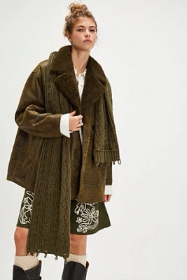 Closed Shearling Coat