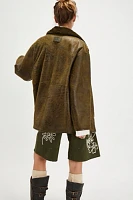 Closed Shearling Coat