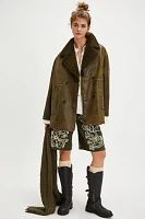 Closed Shearling Coat