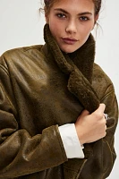 Closed Shearling Coat