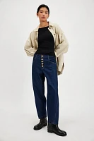 FRAME Crop Balloon Leg Jeans