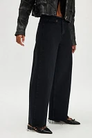 FRAME Le Low Cut Baggy Wide-Leg Jeans