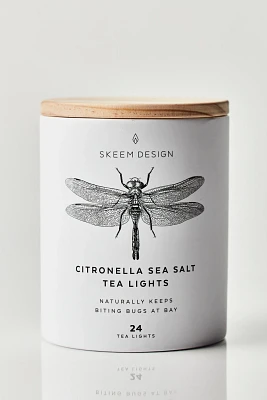 Skeem Citronella Sea Salt Tea Lights