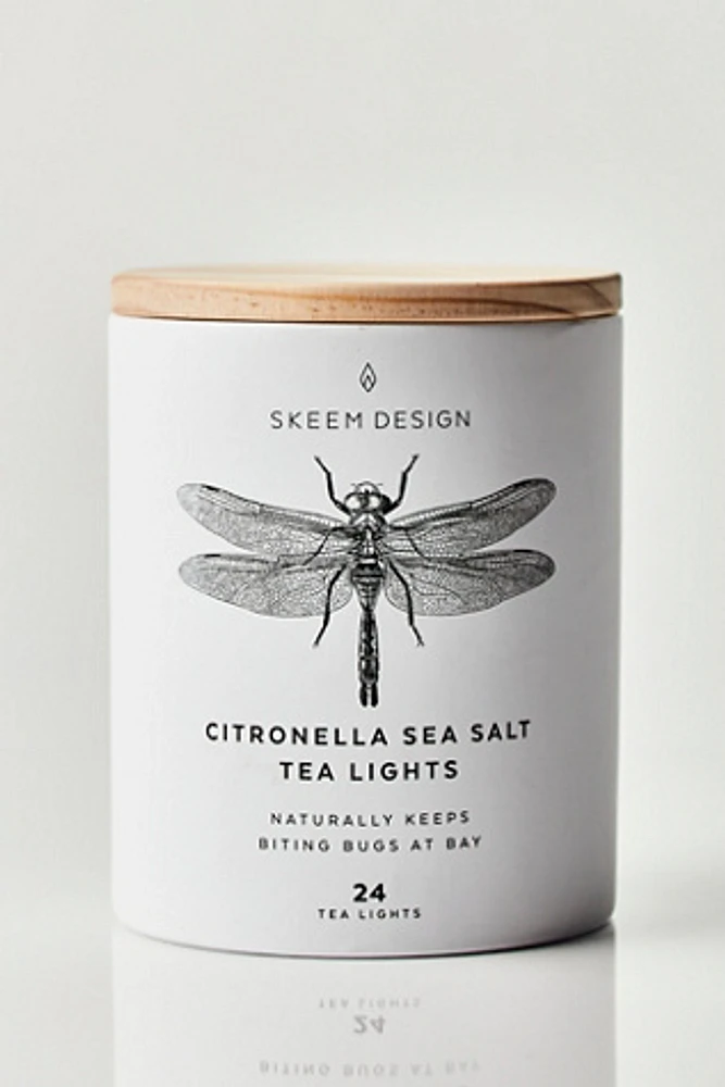 Skeem Citronella Sea Salt Tea Lights