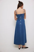 PatBO Braided Denim Midi