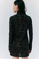 Anna Sui Turtleneck Dress