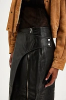 Just Female Verve Leather Skirt