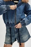 BlankNYC Cozy Up Denim Jacket