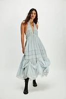 Sunflower Afternoon Bustle Midi Dress