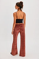 Flare Street Wide-Leg Velvet Pants