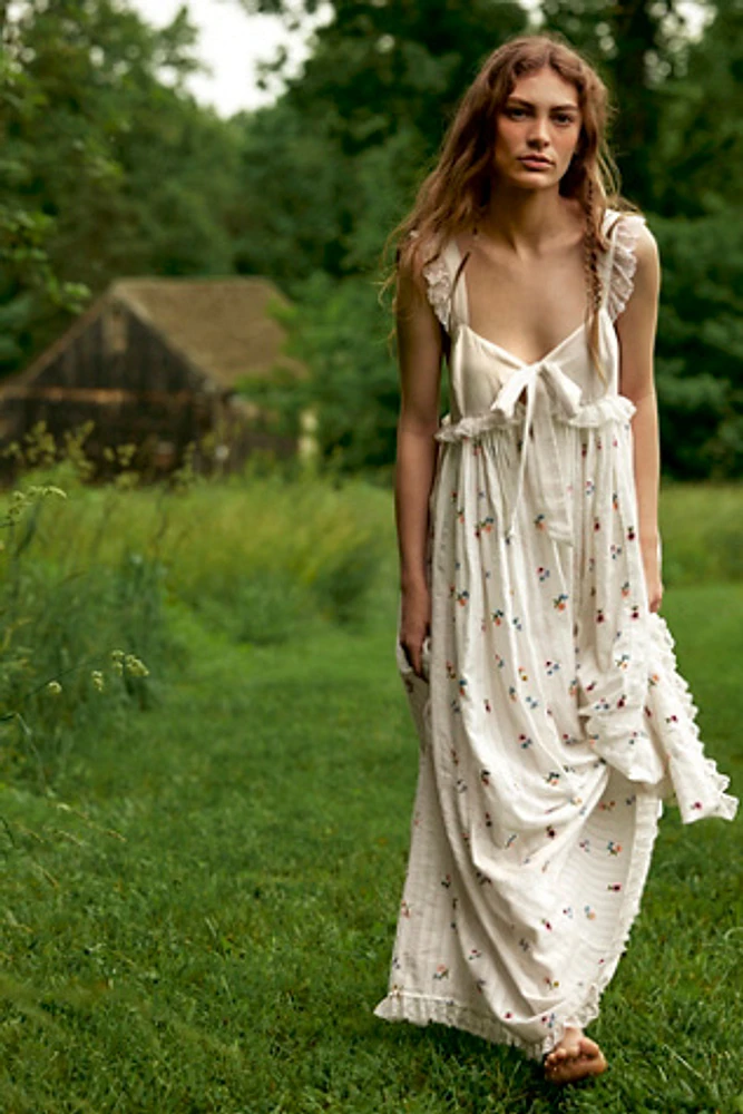 Starlight Babydoll Maxi Dress