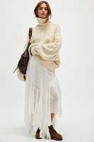 Denimist Cable Turtleneck Sweater