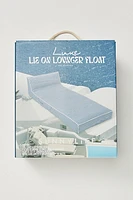 Luxe Lie-on Lounger Float