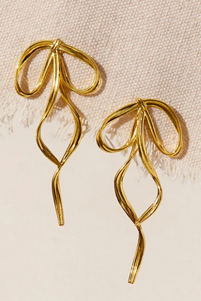 By Nubyen Pirouette Bow Earrings