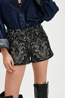 Anna Sui Tapestry Micro Shorts