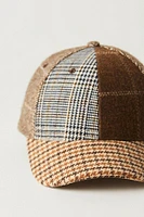 Letterman Plaid Cap