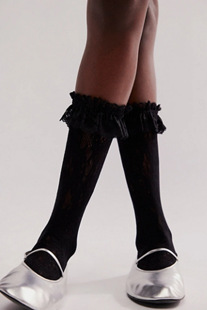 Embrace Lace Tall Socks