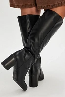 Walk This Way Wide Calf Vegan Slouchy Tall Boots