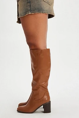 Walk This Way Wide Calf Vegan Slouchy Tall Boots