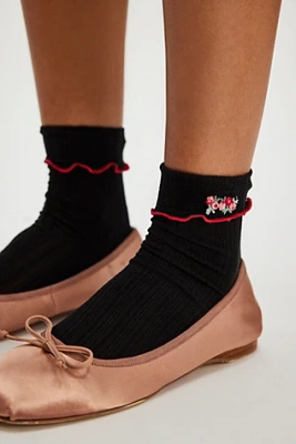 Only Hearts Pointelle Ankle Socks