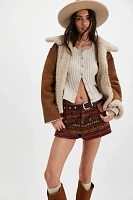 Anna Sui Fair Isle Fleece Shorts